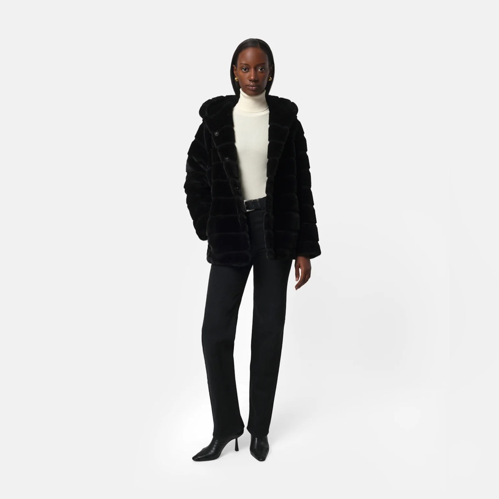 APPARIS goldy coat in black